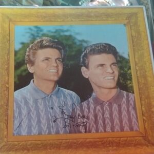 Vintage Signed Everly Brothers Album